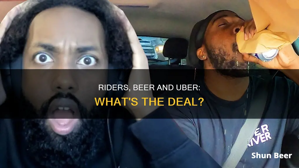 can riders drink beer in uber