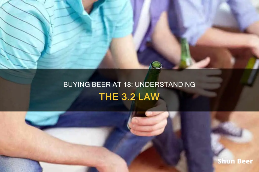 can soneone buy 3 2 beer at 18