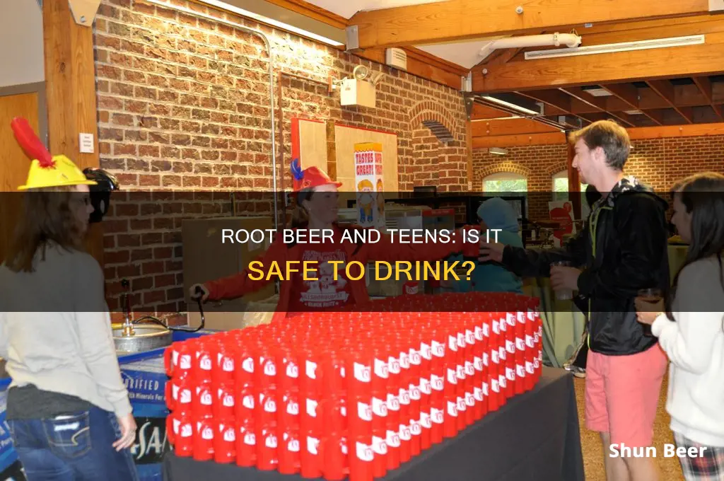 can teens drink root beer