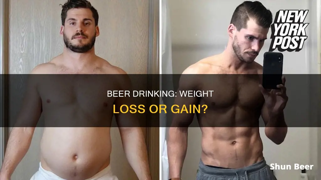 can tyou lose weight by drinking beer