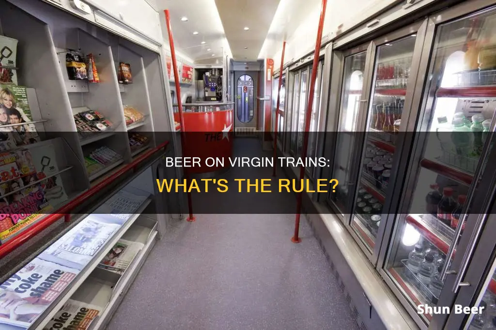 can we drink beer in virgin train