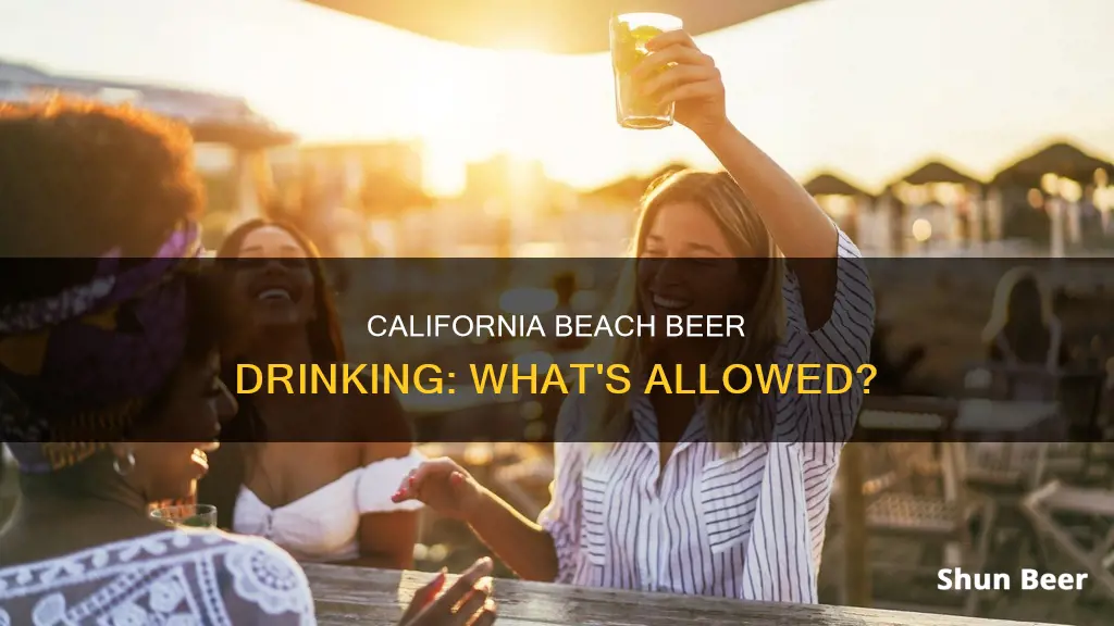 can y drink beer valifornia bea beaches