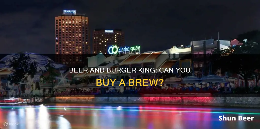 can you buy a beer at burgerking