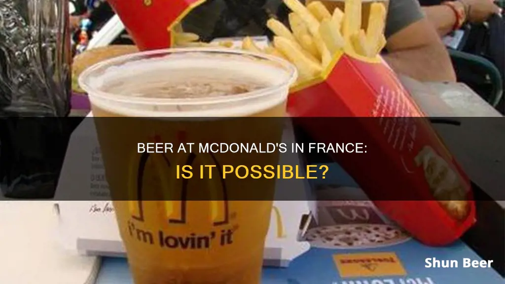 can you buy a beer at mcdonald