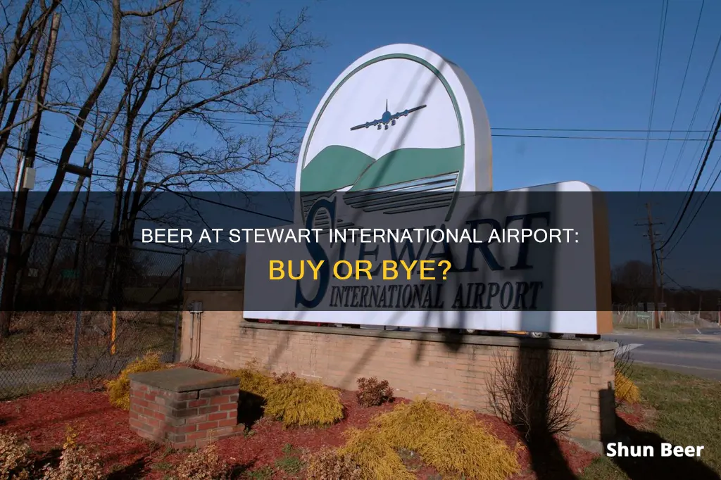 can you buy a beer at stewart international airport