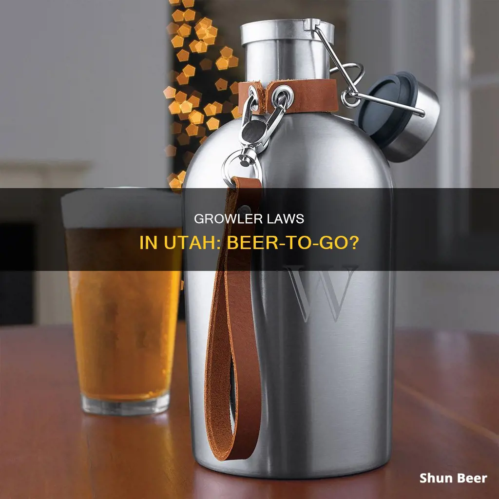 can you buy a growler that has beer in ut