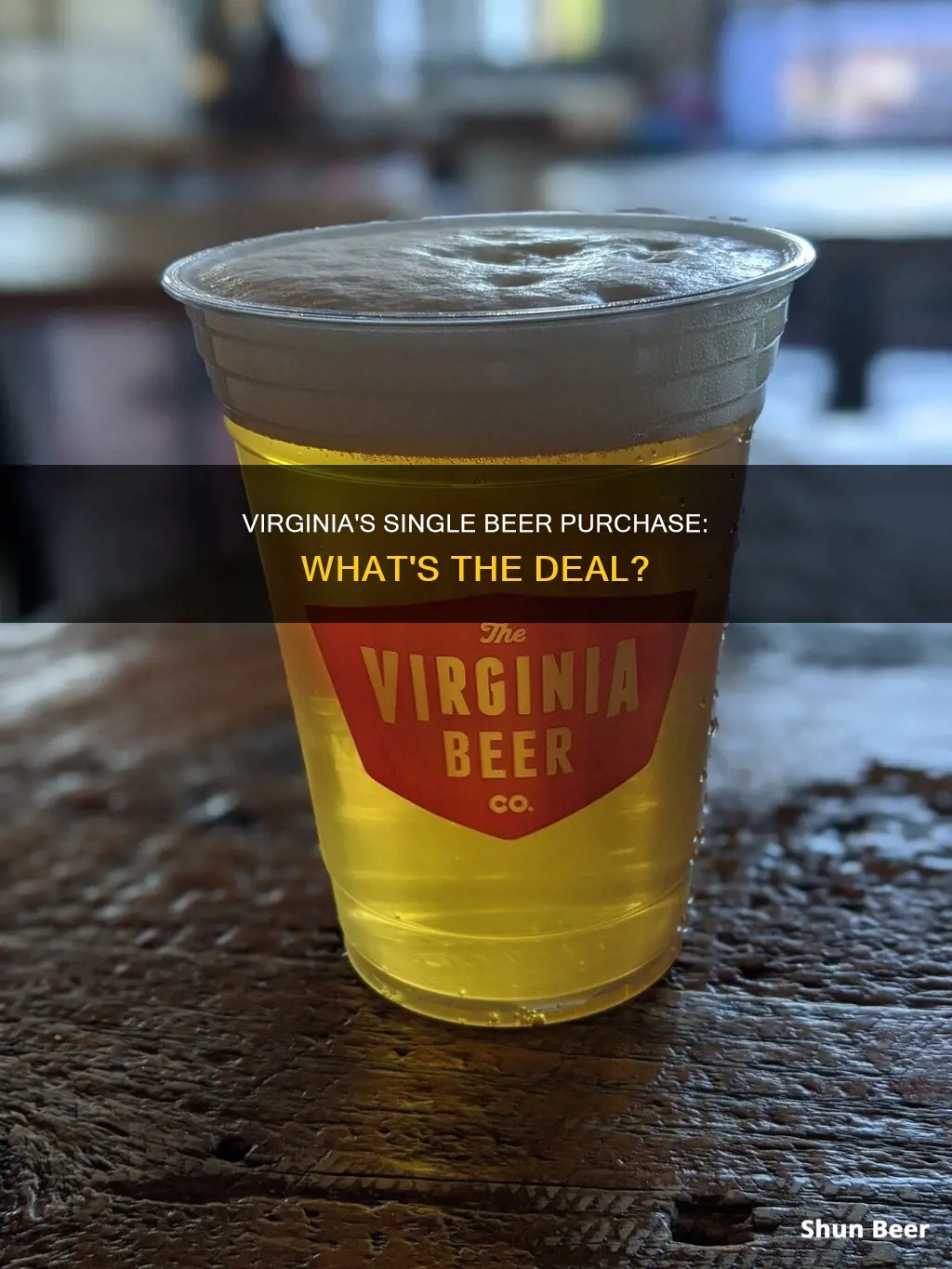 can you buy a single beer in virginia