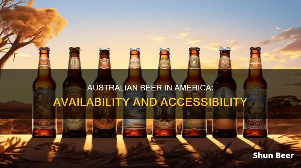 can you buy australian beer in america