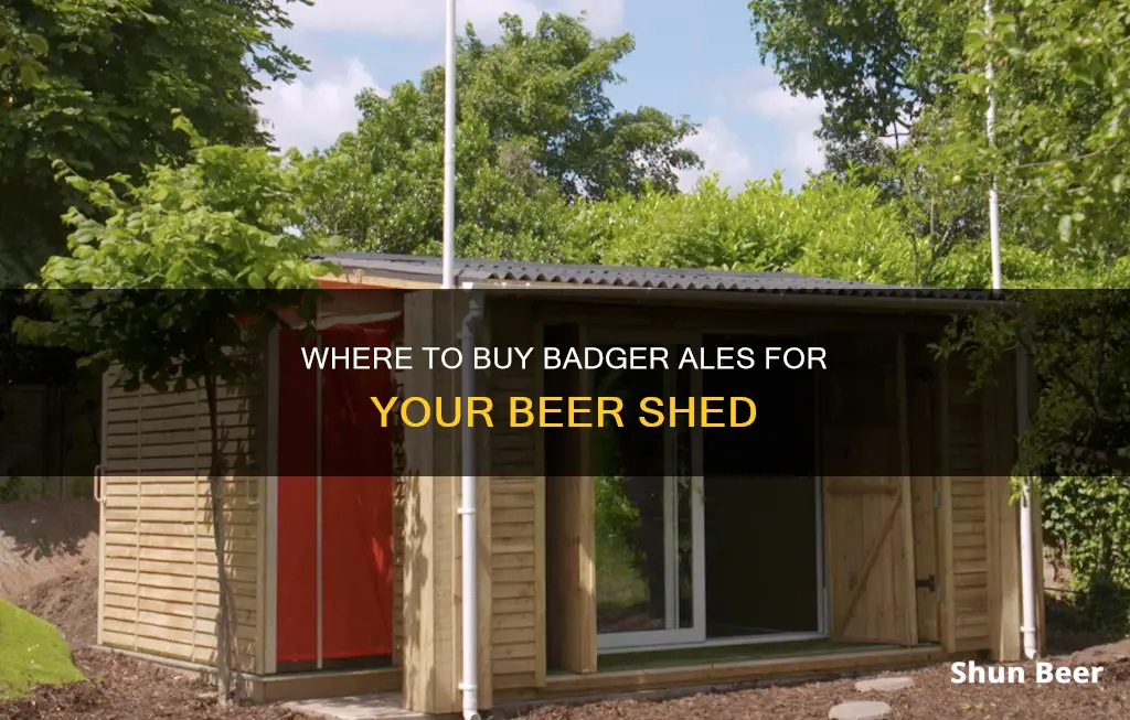 can you buy badger ales beer shed