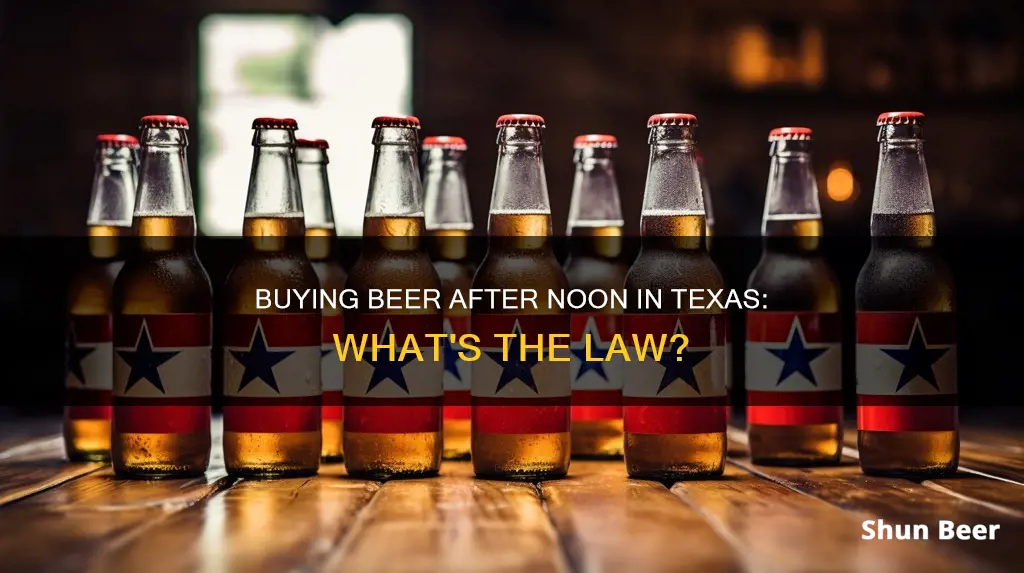 can you buy beer after 12 in texas