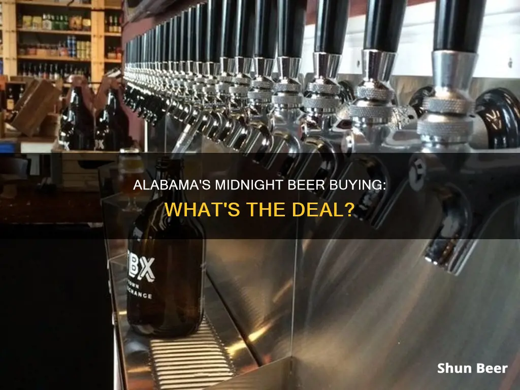 can you buy beer after midnight in alabama