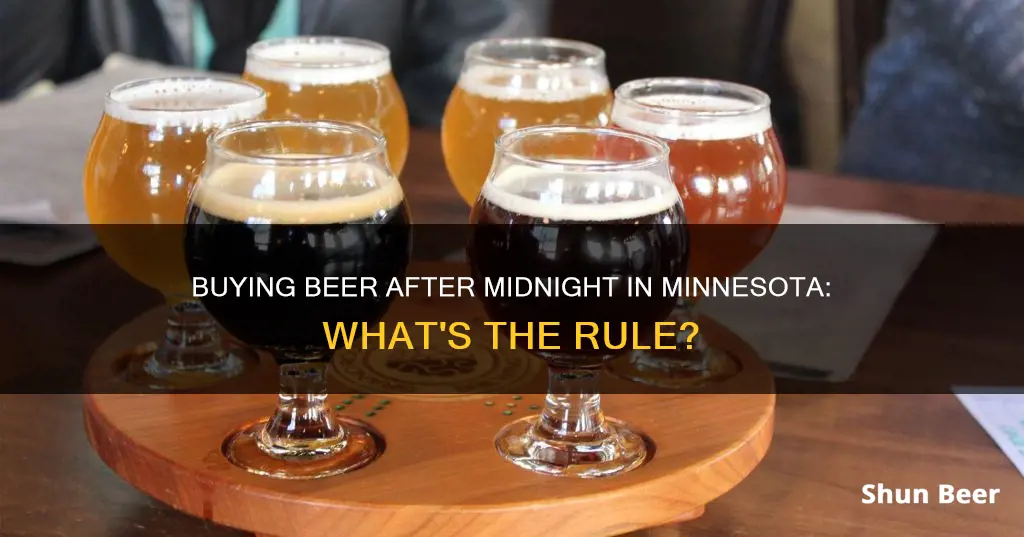 can you buy beer after midnight in minnesota