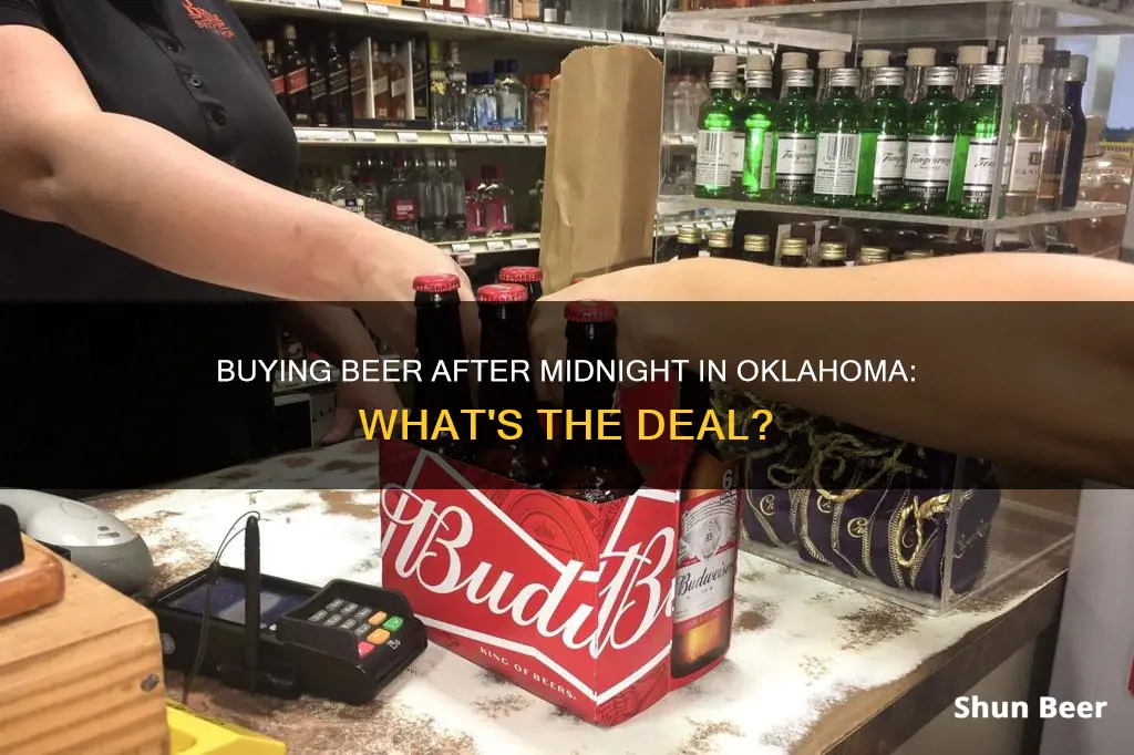 can you buy beer after midnight in oklahoma