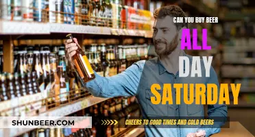 Buying Beer on Saturdays: Extended Hours, No Limits