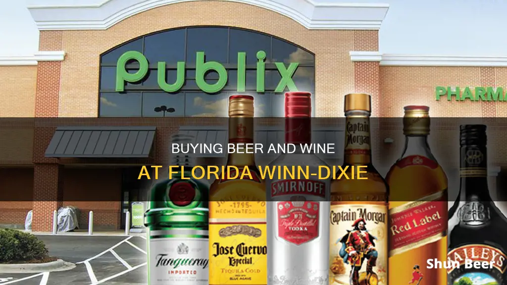 can you buy beer and wine at winn-dixie in florida