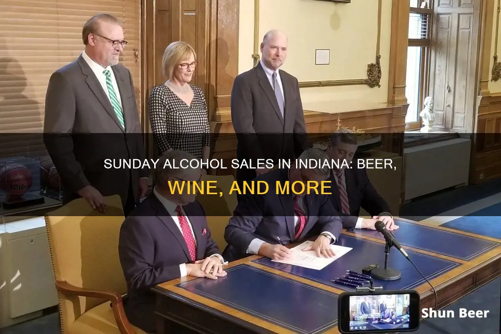 can you buy beer and wine in indiana on sunday