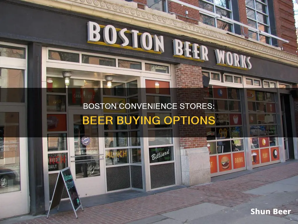 can you buy beer ar convenience stores in boston