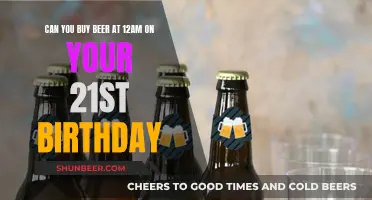 Midnight Birthday Beer: Legal Drinking at 12am on 21st Birthday