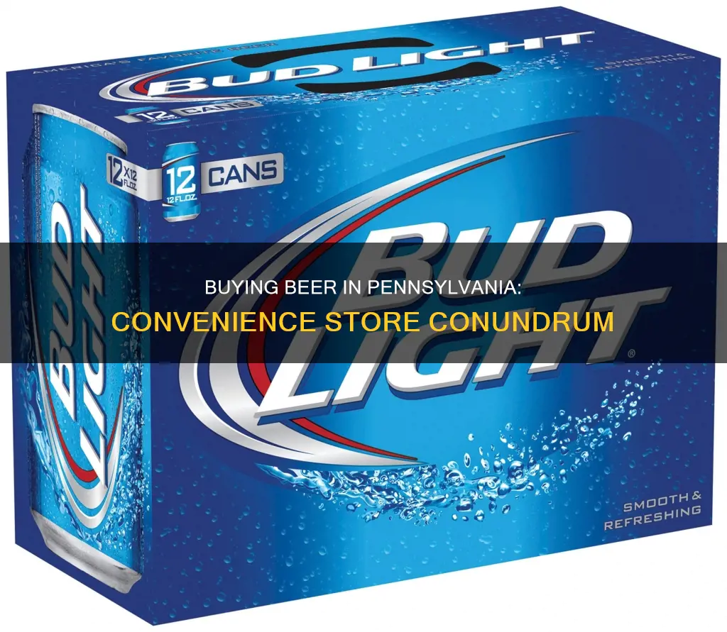 can you buy beer at a convenience store in pennsylvania