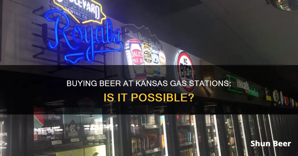 can you buy beer at a gas station in kansas