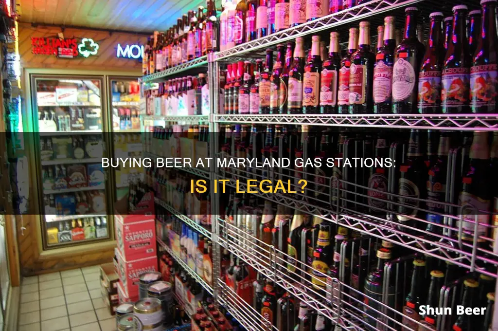 can you buy beer at a gas station in maryland