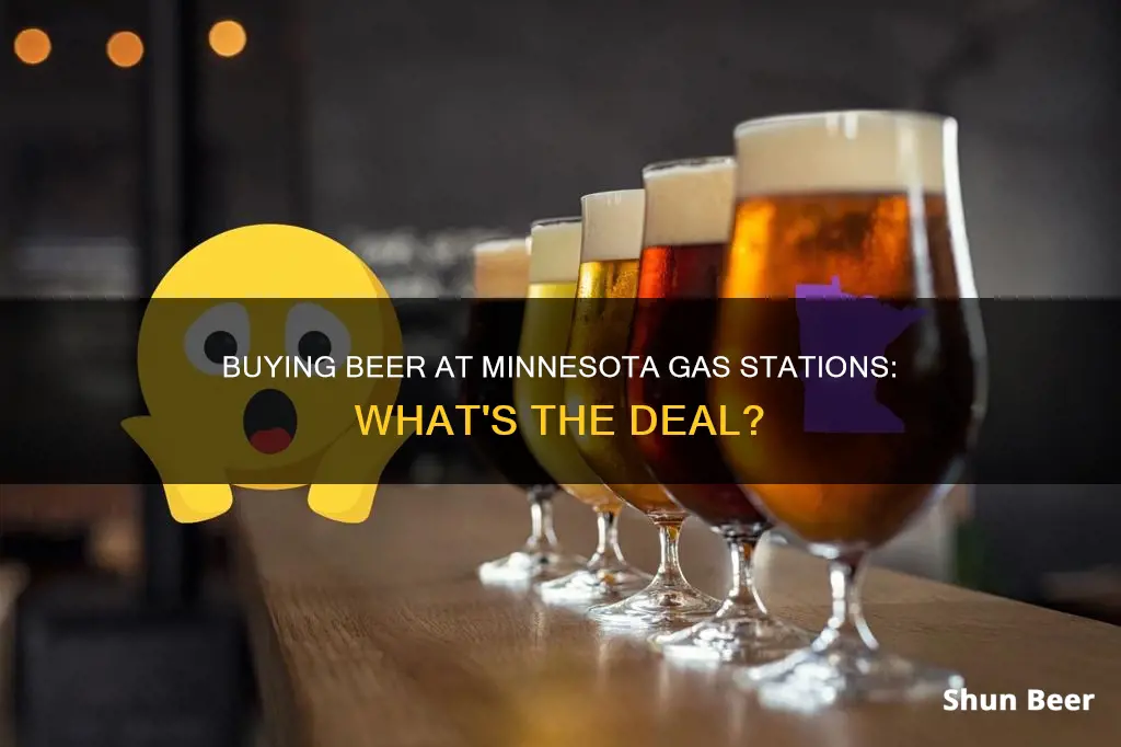 can you buy beer at a gas station in minnesota