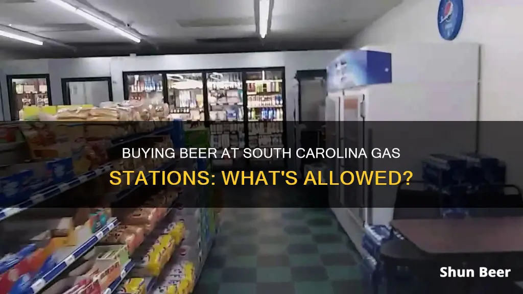 can you buy beer at a gas stationin sc