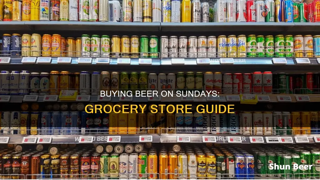 can you buy beer at a grocery store on sunday