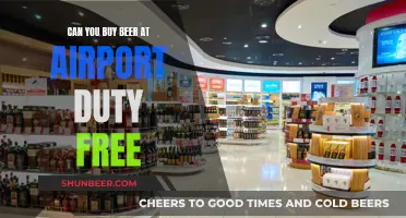 Duty-Free Beer: What's the Deal?