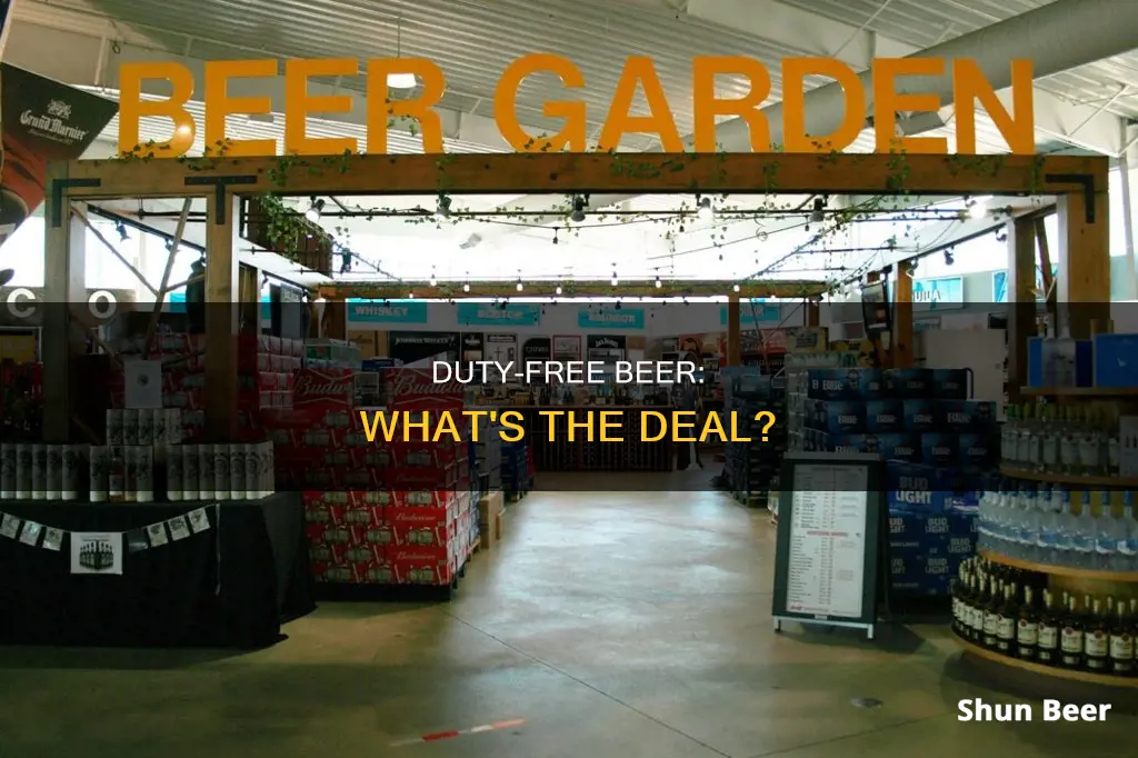 can you buy beer at airport duty free