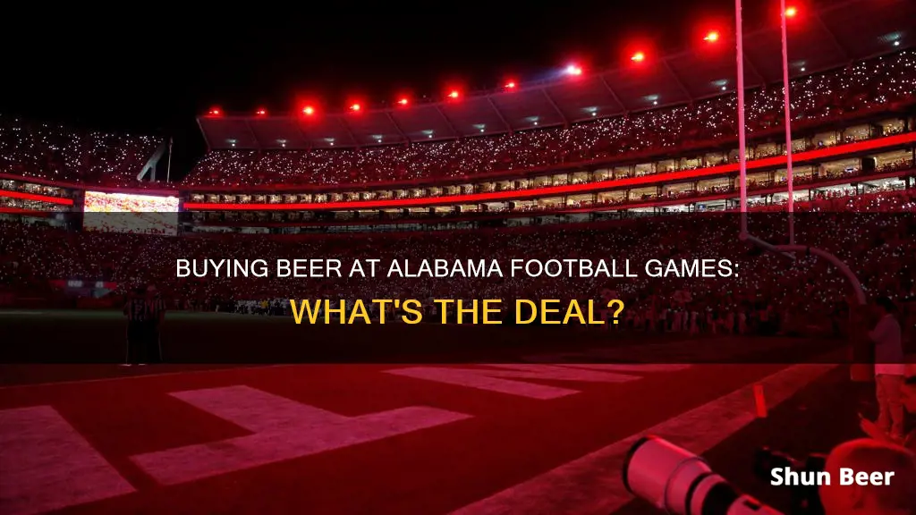 can you buy beer at alabama football games