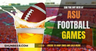 Beer Availability at ASU Football Games