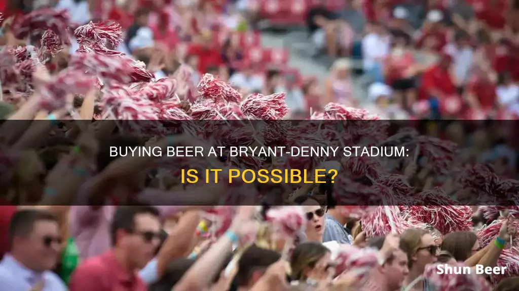 can you buy beer at bryant denny stadium