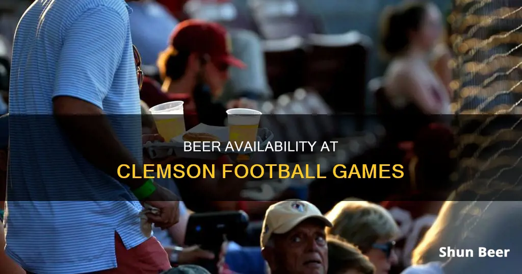 can you buy beer at clemson football games