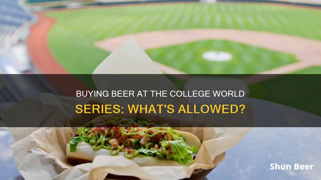 can you buy beer at college world series