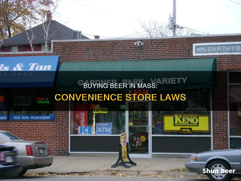 can you buy beer at convenience store in mass