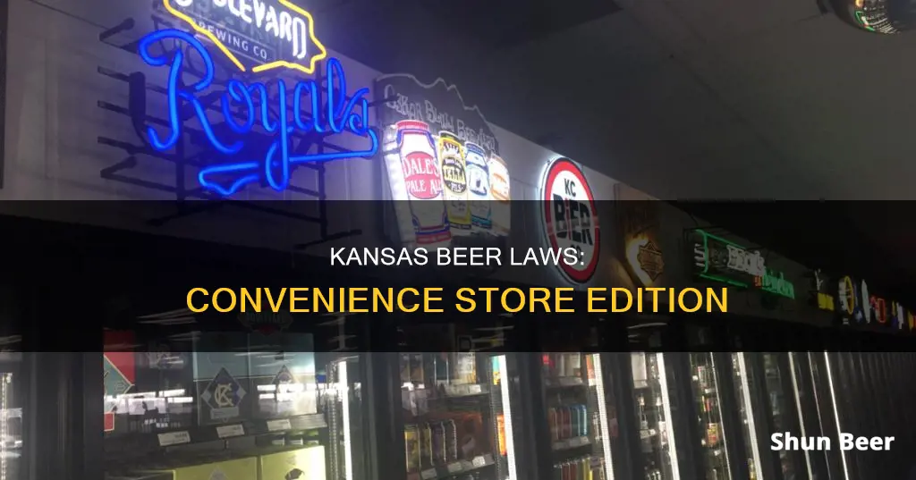 can you buy beer at conveniet stores in kansas