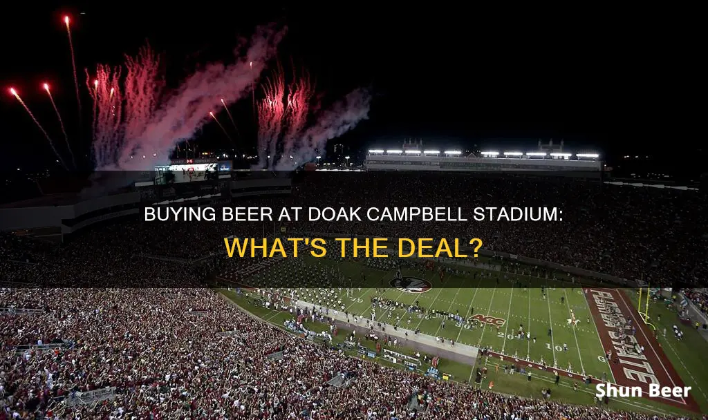 can you buy beer at doak campbell stadium