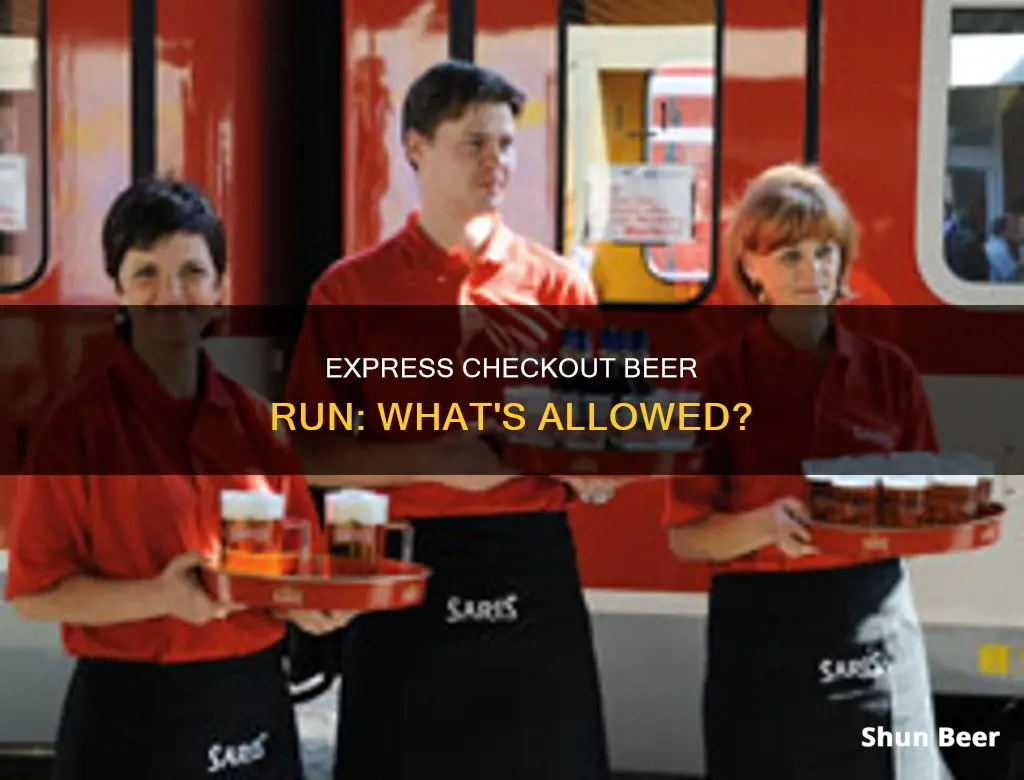 can you buy beer at express checkout