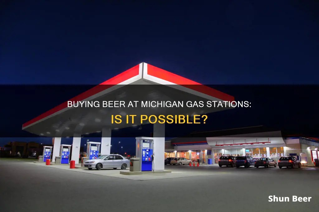 can you buy beer at gas stations in michigan