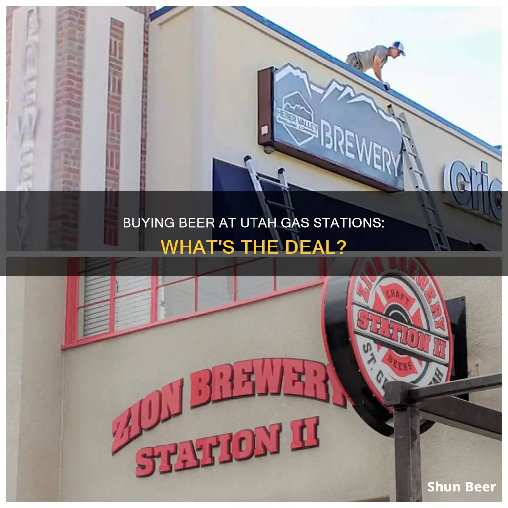 can you buy beer at gas stations in utah