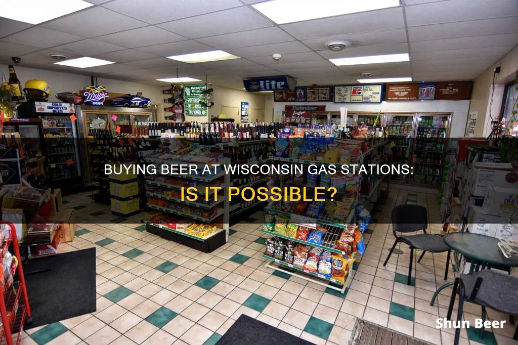 can you buy beer at gas stations in wisconsin