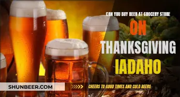 Buying Beer on Thanksgiving in Idaho: Grocery Store Guide