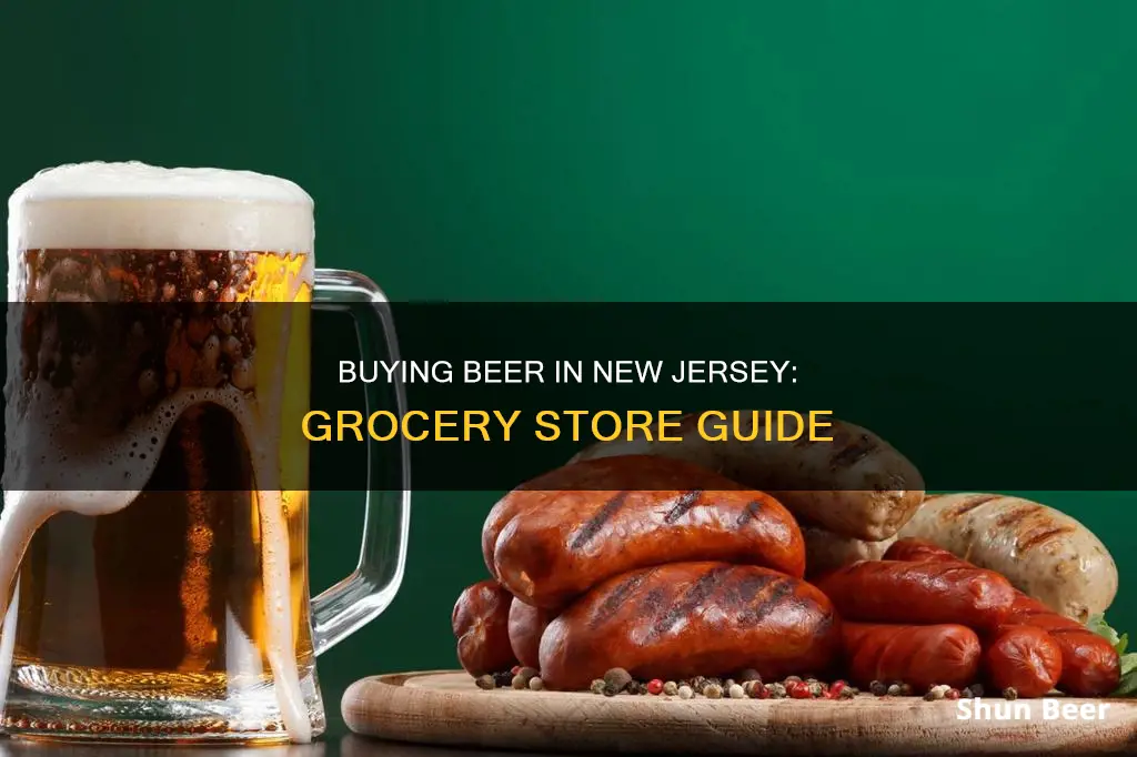 can you buy beer at grocery stores in nj