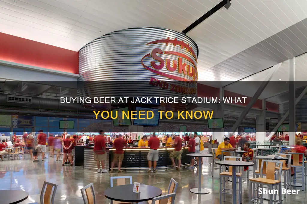 can you buy beer at jack trice stadium