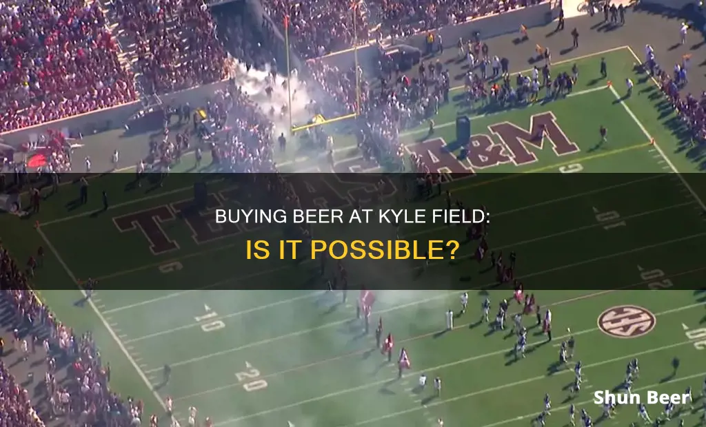 can you buy beer at kyle field