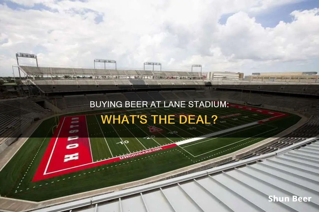 can you buy beer at lane stadium