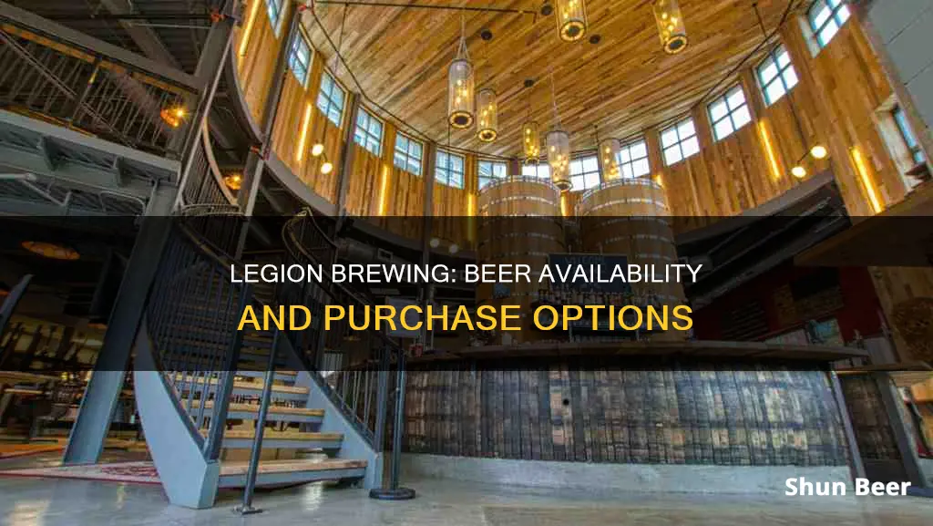 can you buy beer at legion brewing