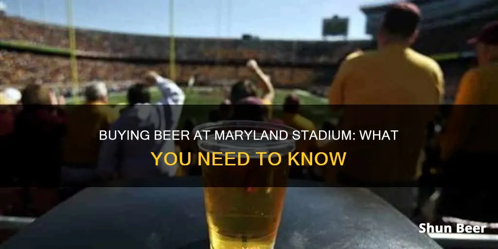 can you buy beer at maryland stadium