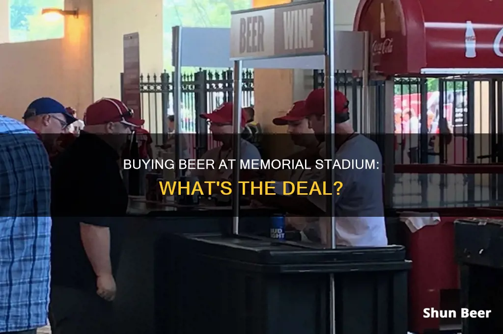 can you buy beer at memorial stadium